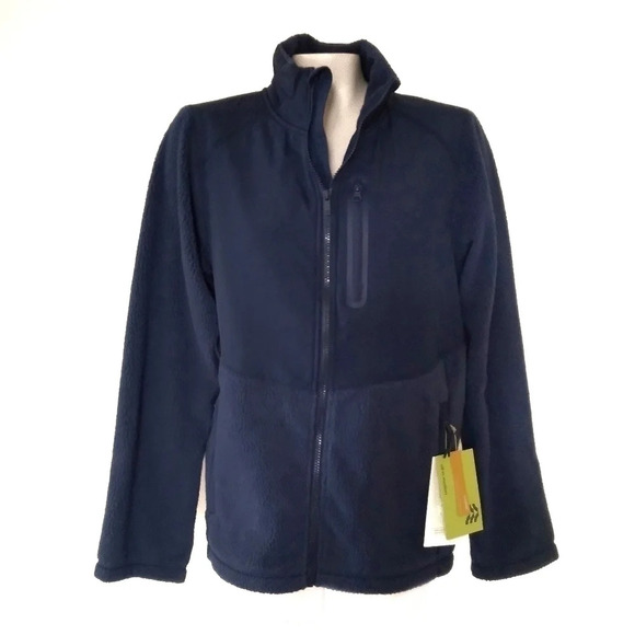 All In Motion Sherpa Full Zip Jacket Cabincore Gorpcore - Picture 1 of 7